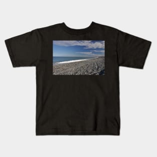 Plage de galets de Oamaru Nouvelle-Zélande Kids T-Shirt